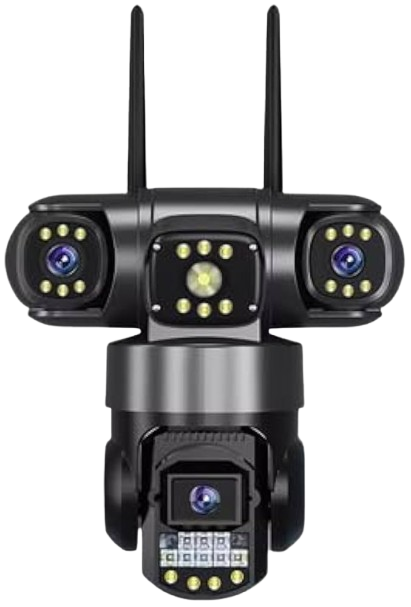 PTZ Outdoor WaterProof 3 Lens Wi-FI IP Camera