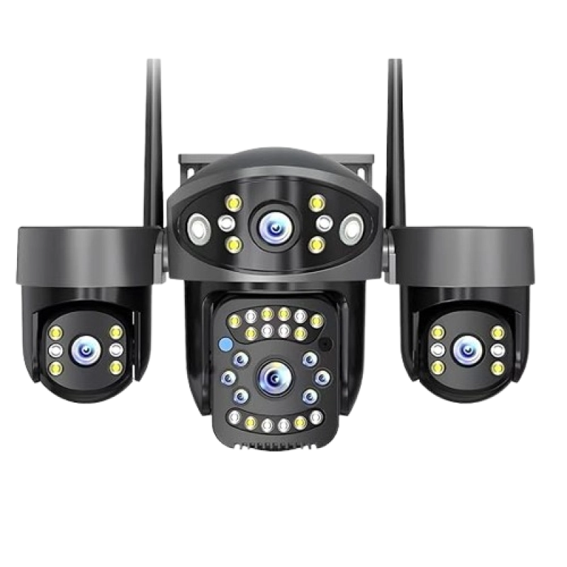 Champion Outdoor Waterproof Three Lens Moving 4G Camera.