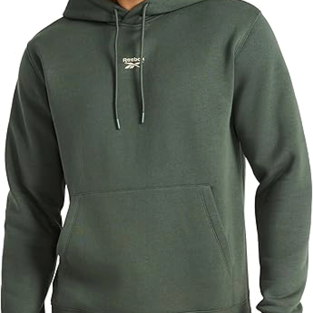 Reebok Men’s Finisher Hoodie, Standard Fit, Midweight Cotton-Poly Fleece Fabric